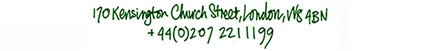  60 South Audley Street, London, W1K 2QW Tel: + 44 (0) 207 495 5557 Fax: + 44 (0) 207 495 5558